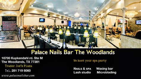 Palace Nails Bar in The Woodlands is the first-and-only specialty Foot Spa. . Palace nails bar the woodlands